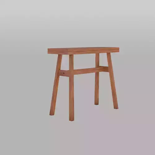 Wooden Stool Brown