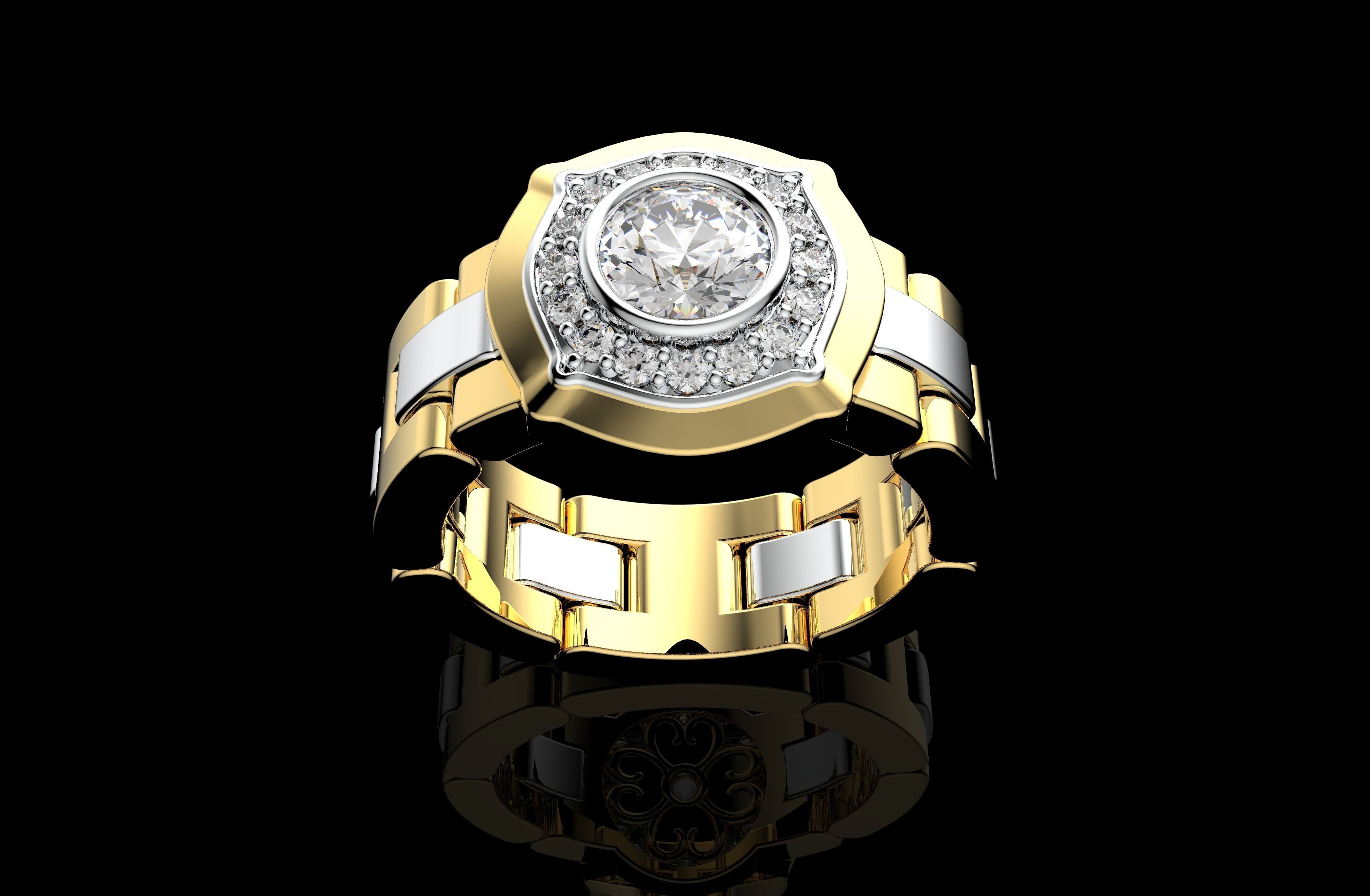 Gold N1004 3D print model_2