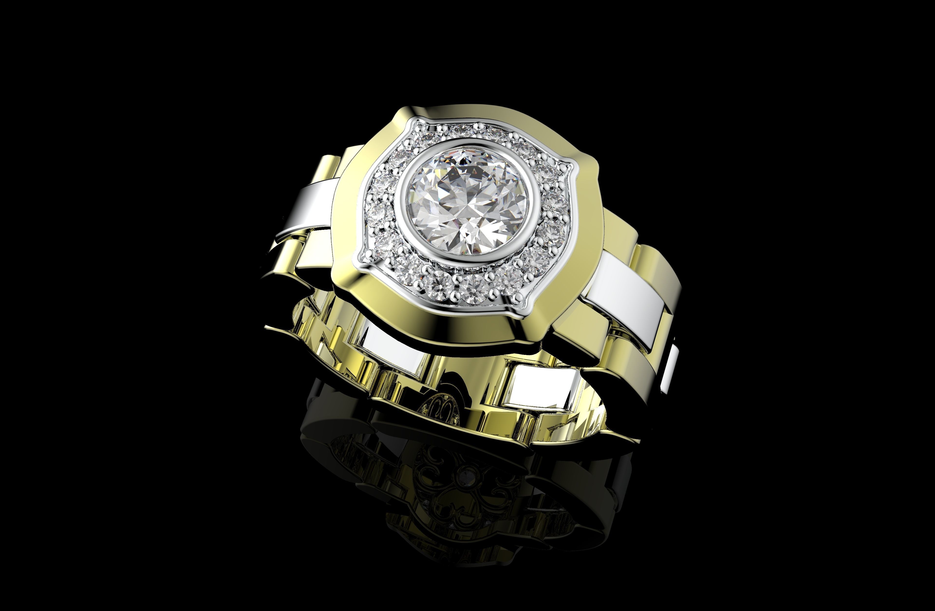 Gold N1004 3D print model_11