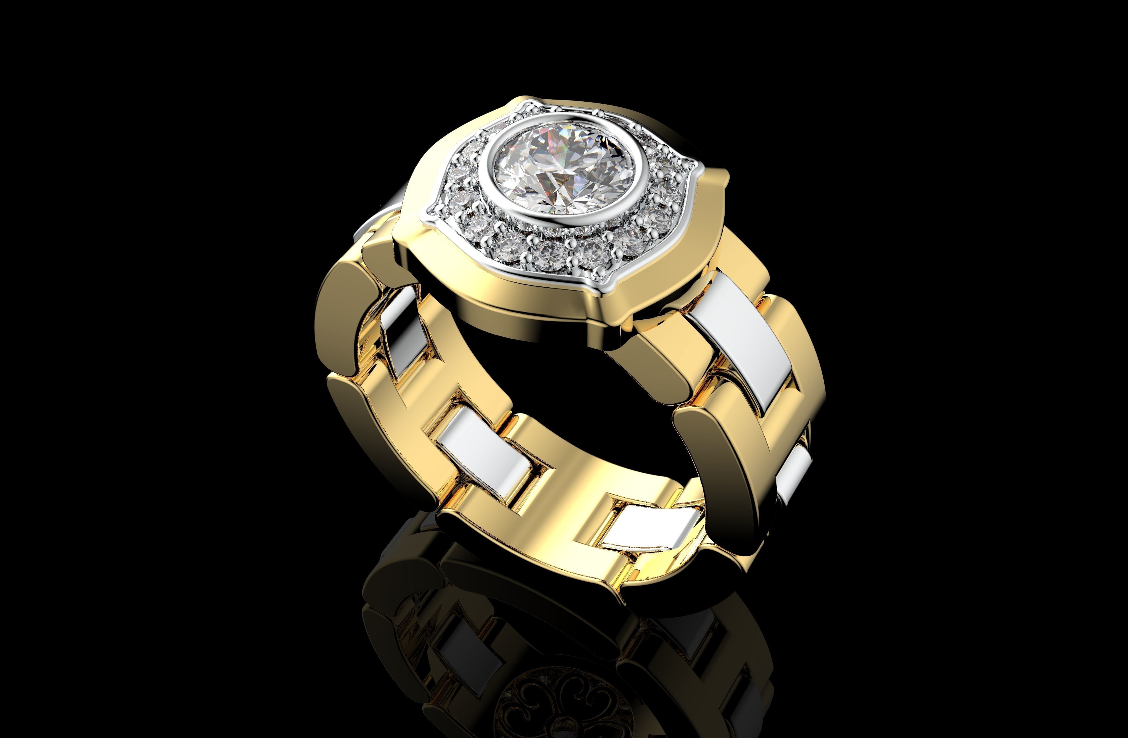 Gold N1004 3D print model_4