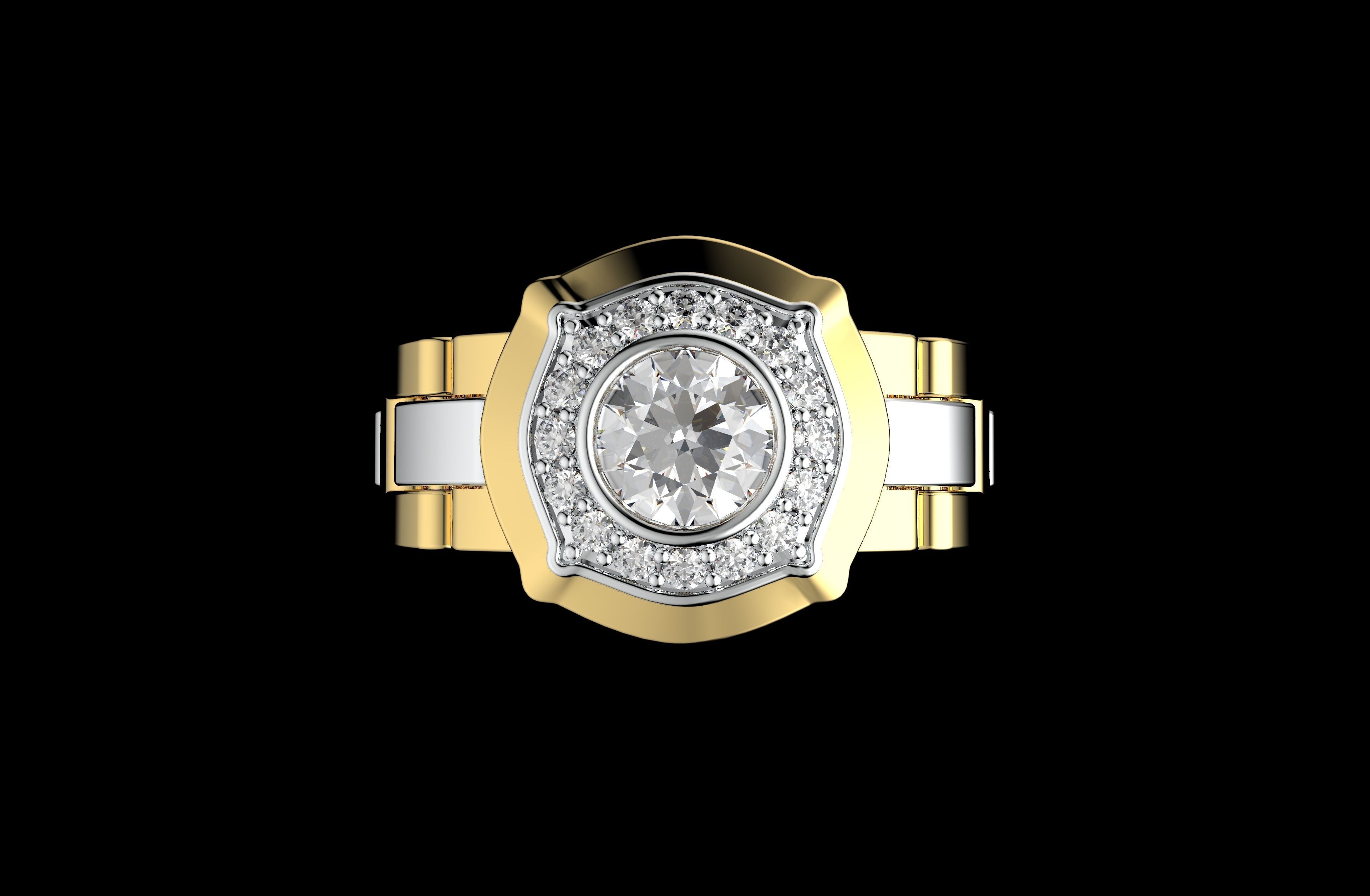 Gold N1004 3D print model_3