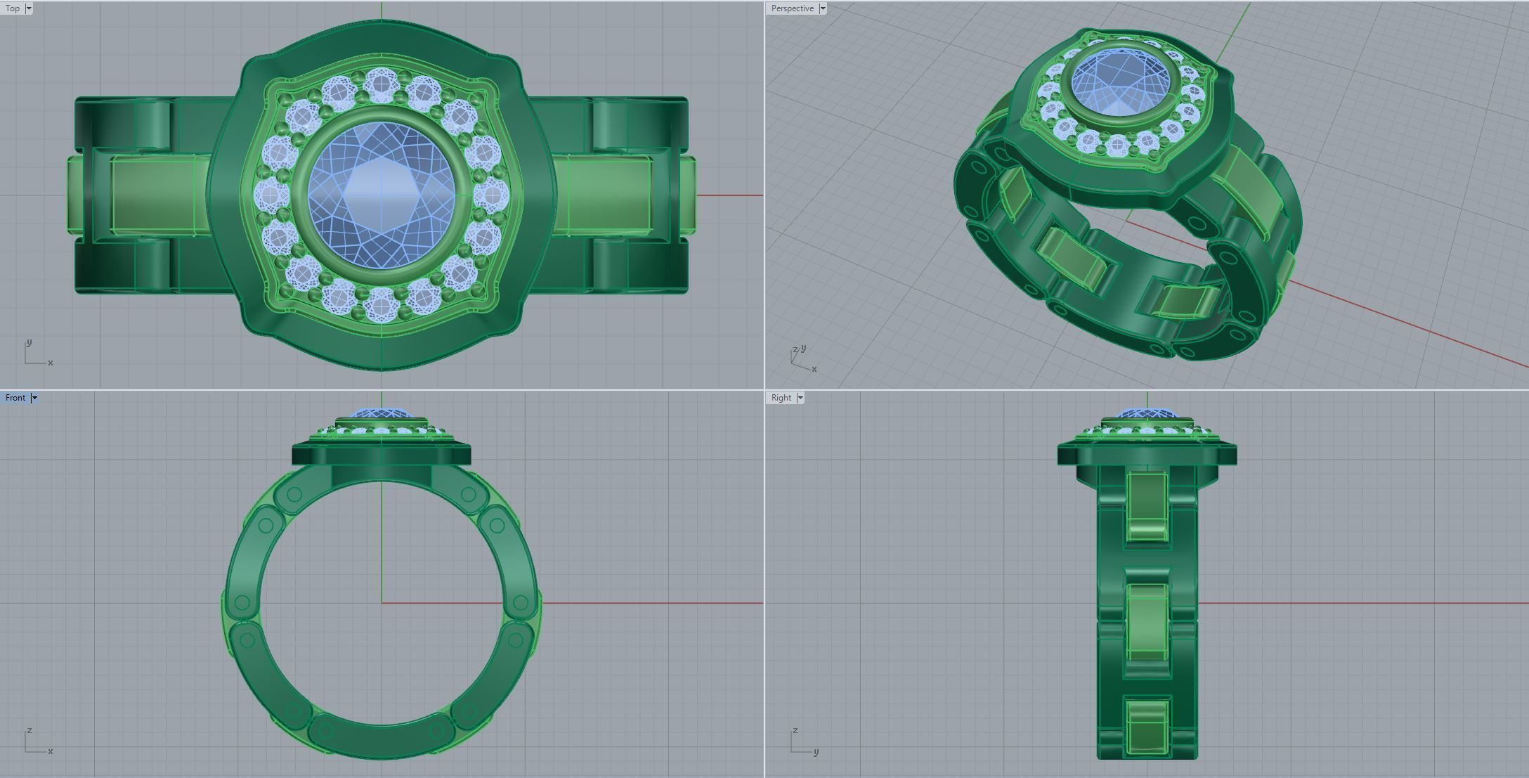 Gold N1004 3D print model_14