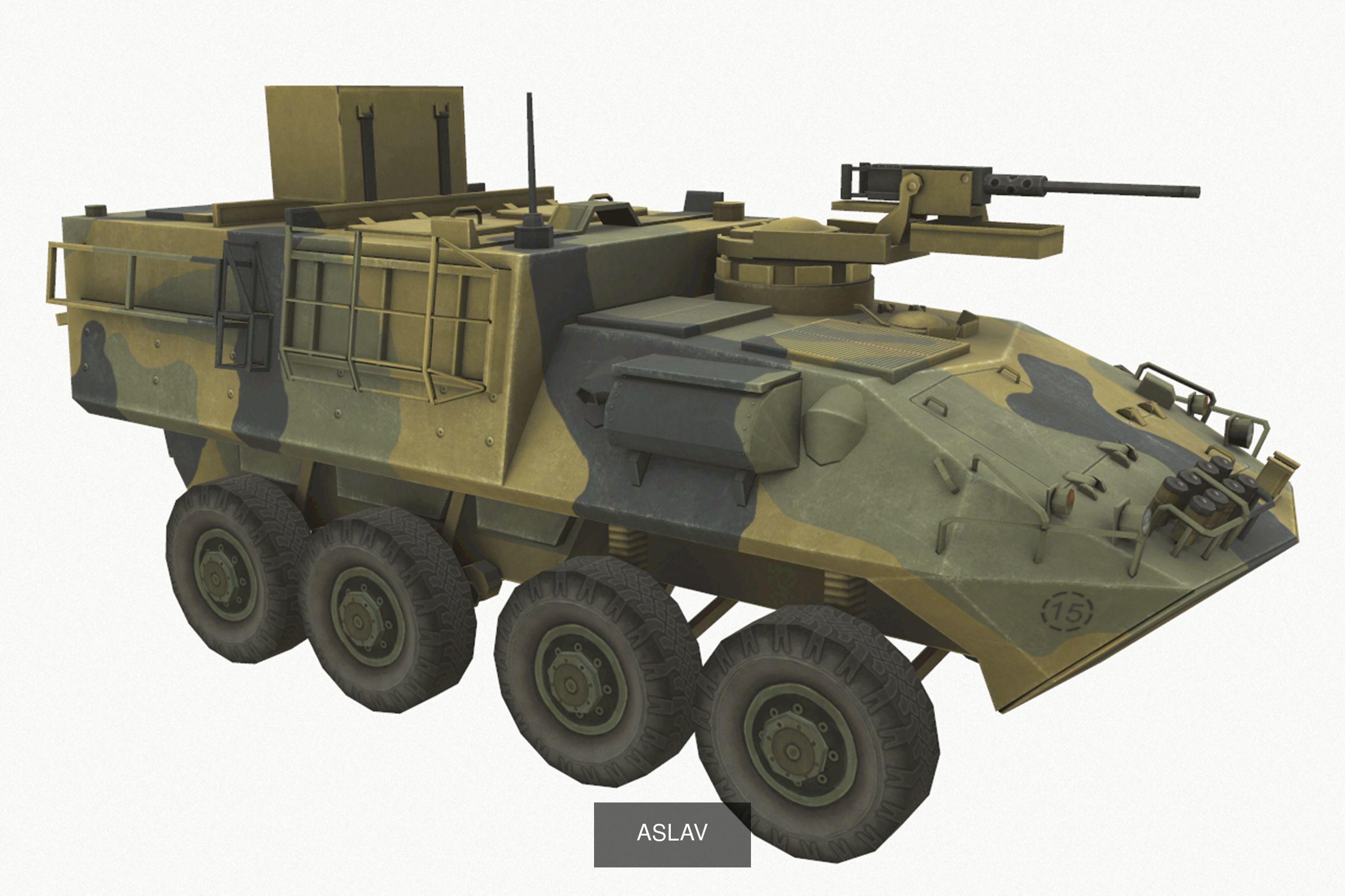 Armored Fighting Vehicle Pack 3D Model Collection_3