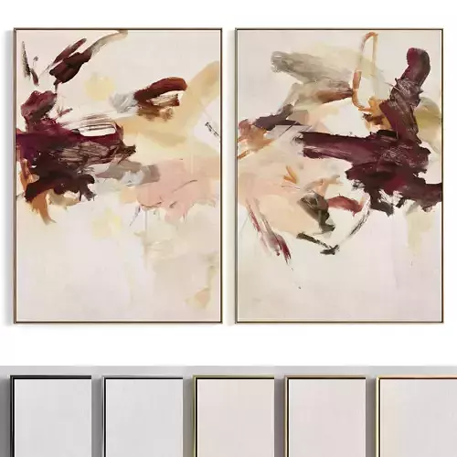 Plaster Two Photo Frame 163