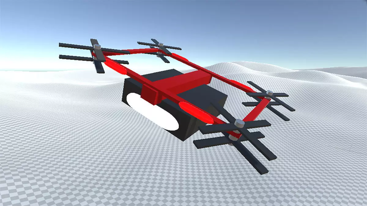 Simple Hover Vehicle Physics Toolkit - Scripts only Low-poly 3D model