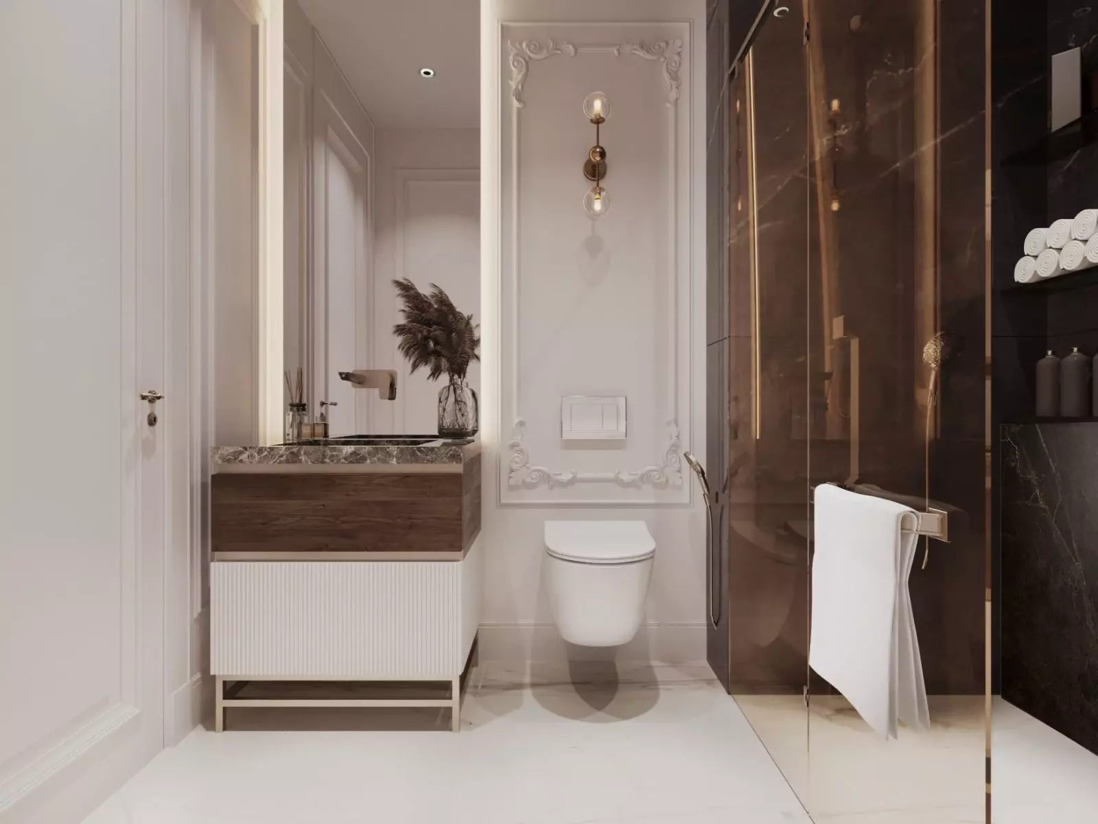 Bathroom Sapphire by FGM 3D model_0