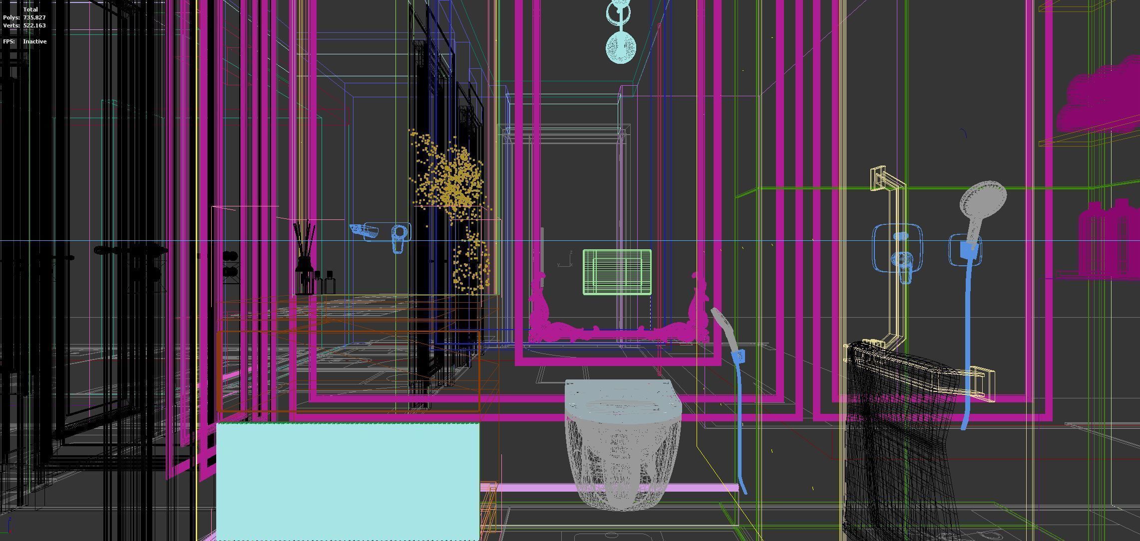 Bathroom Sapphire by FGM 3D model_2