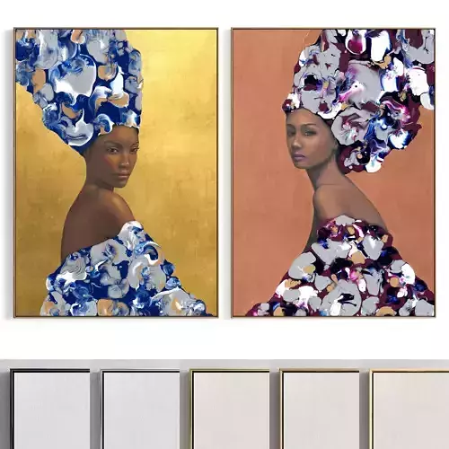 Plaster Two Photo Frame 164