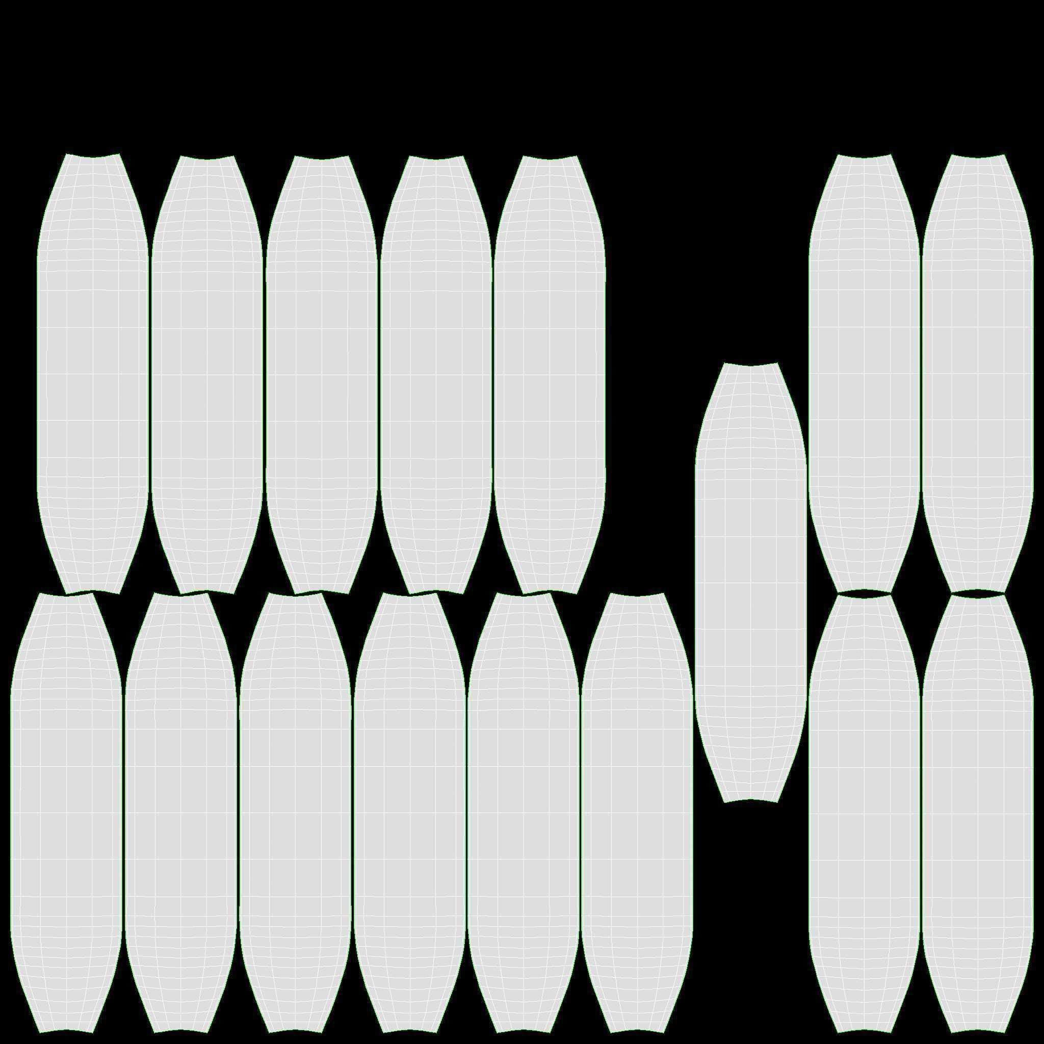 Oriental Traditional Hanging Paper Lantern 02 3D model_10