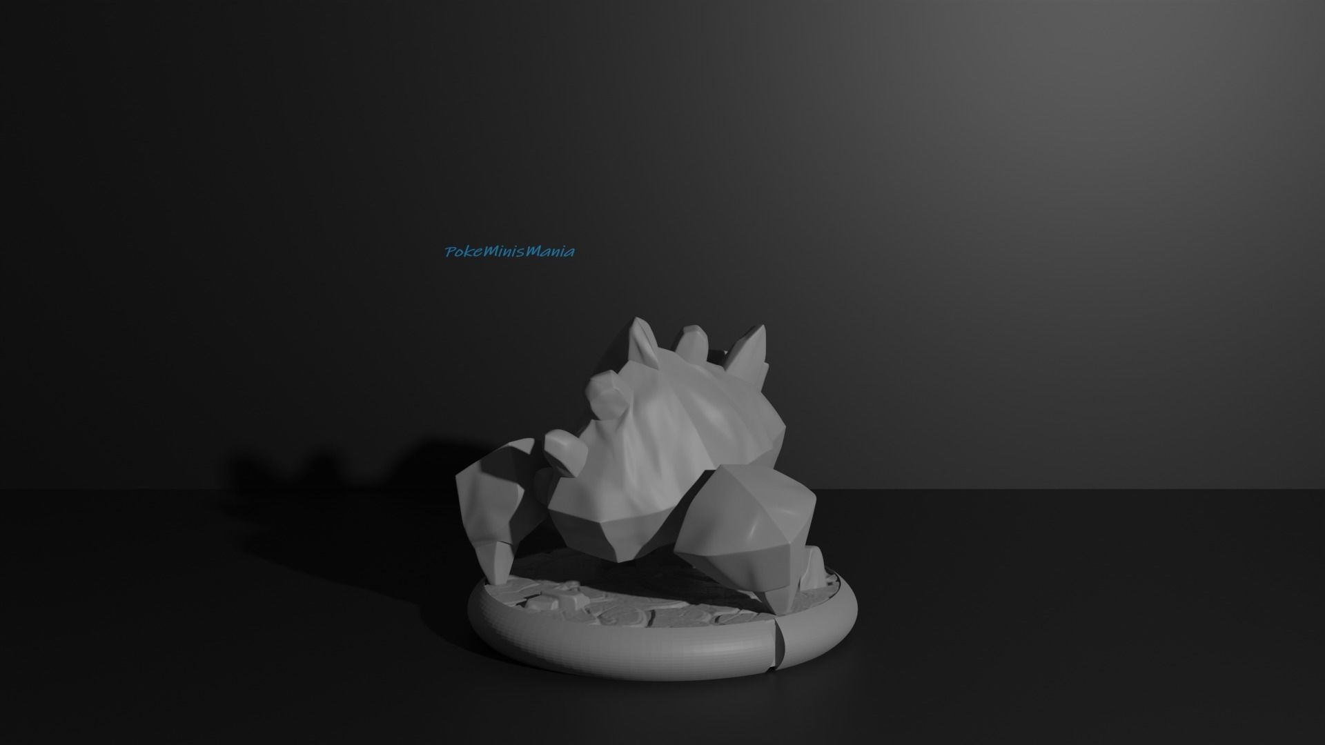 Roggenrola Boldore and Gigalith 3D print model 3D print model_20