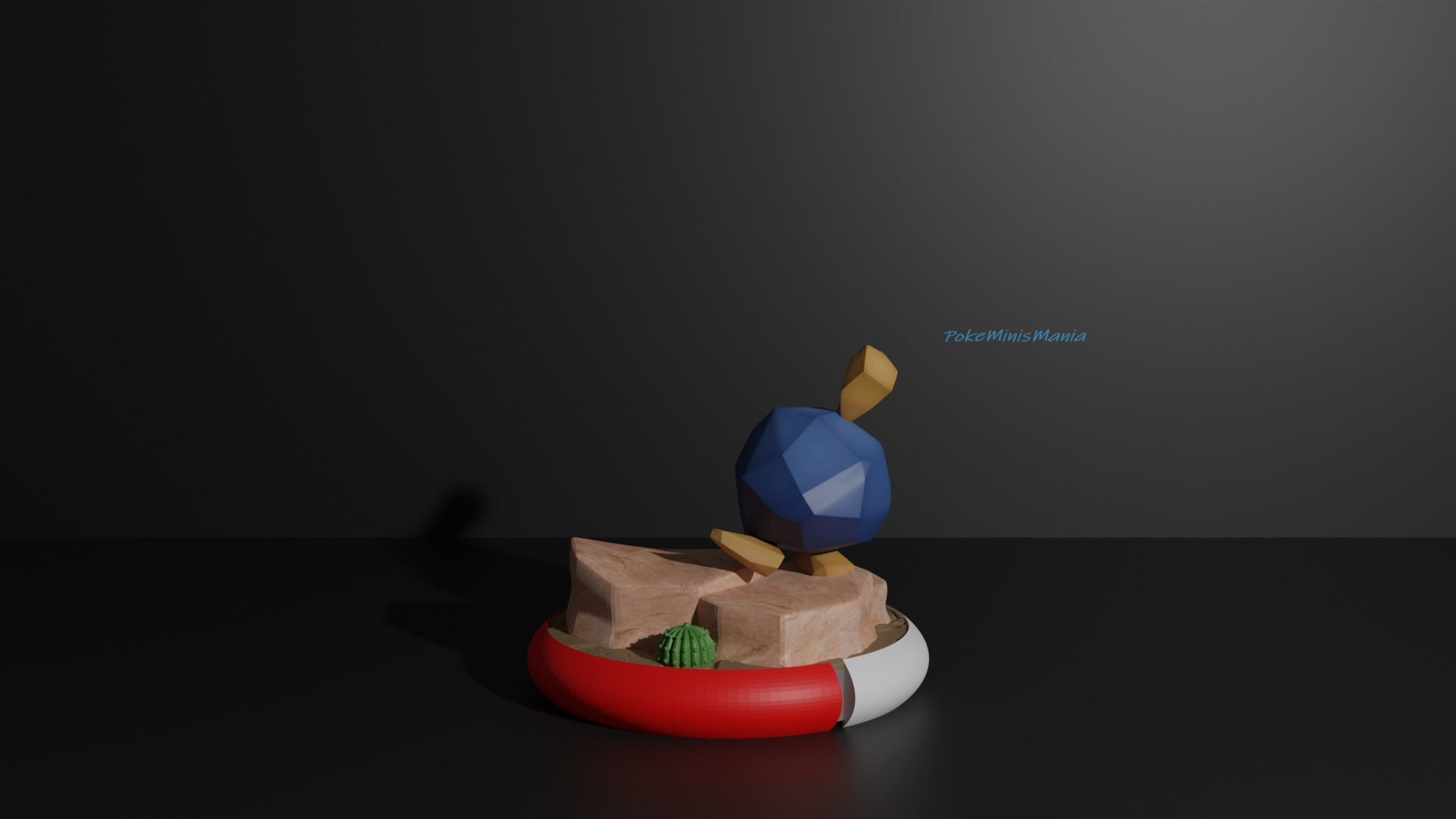 Roggenrola Boldore and Gigalith 3D print model 3D print model_4