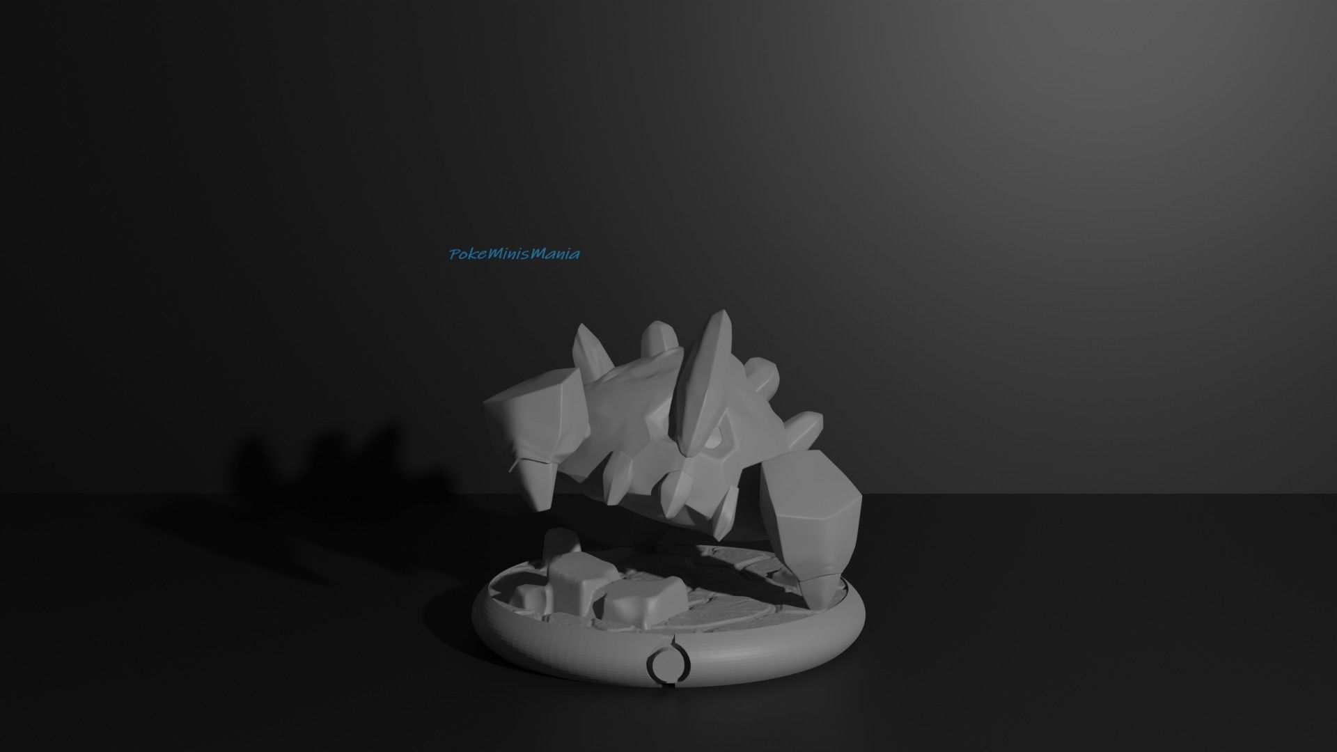 Roggenrola Boldore and Gigalith 3D print model 3D print model_17