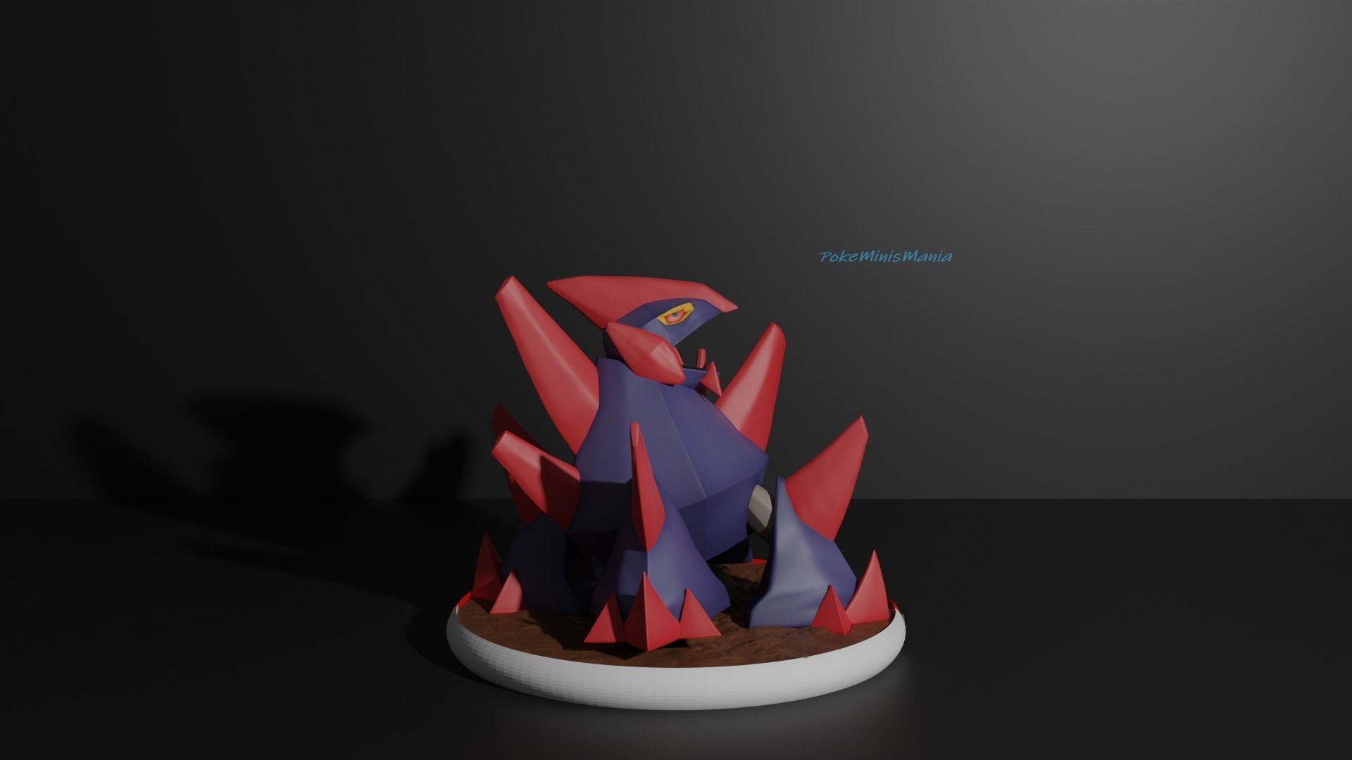 Roggenrola Boldore and Gigalith 3D print model 3D print model_11