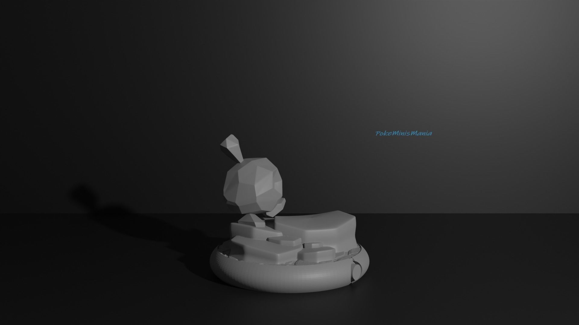 Roggenrola Boldore and Gigalith 3D print model 3D print model_14