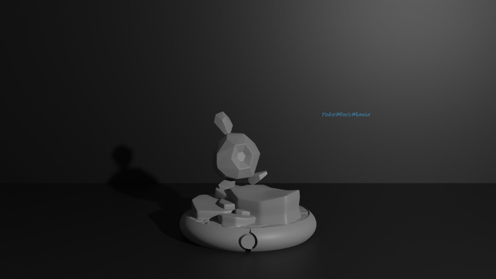 Roggenrola Boldore and Gigalith 3D print model 3D print model_13