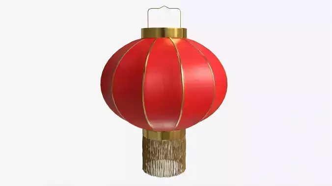 Oriental Traditional Hanging Paper Lantern 03