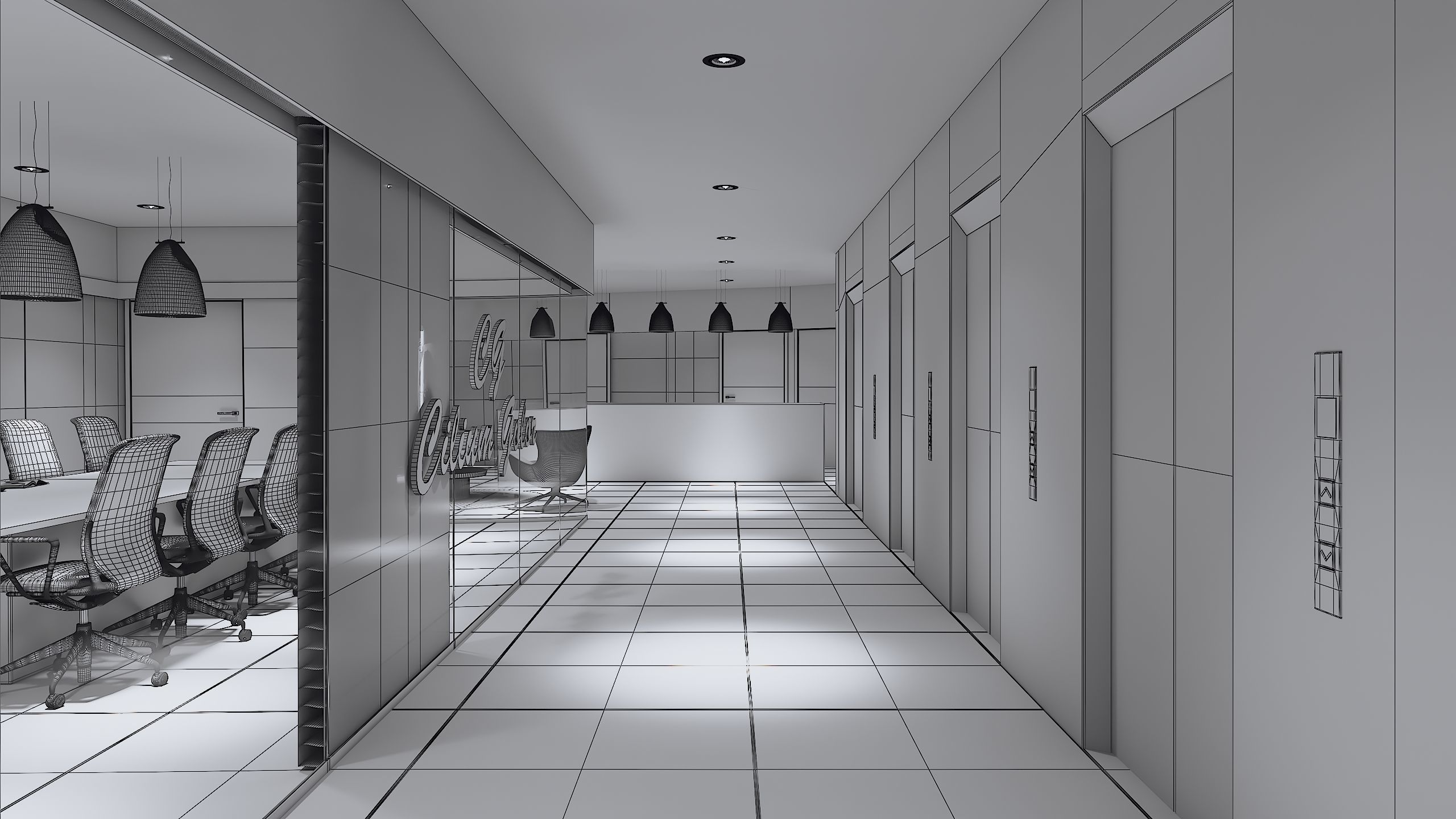 Archinteriors vol 66 - collection of galleries and offices 3D model_45