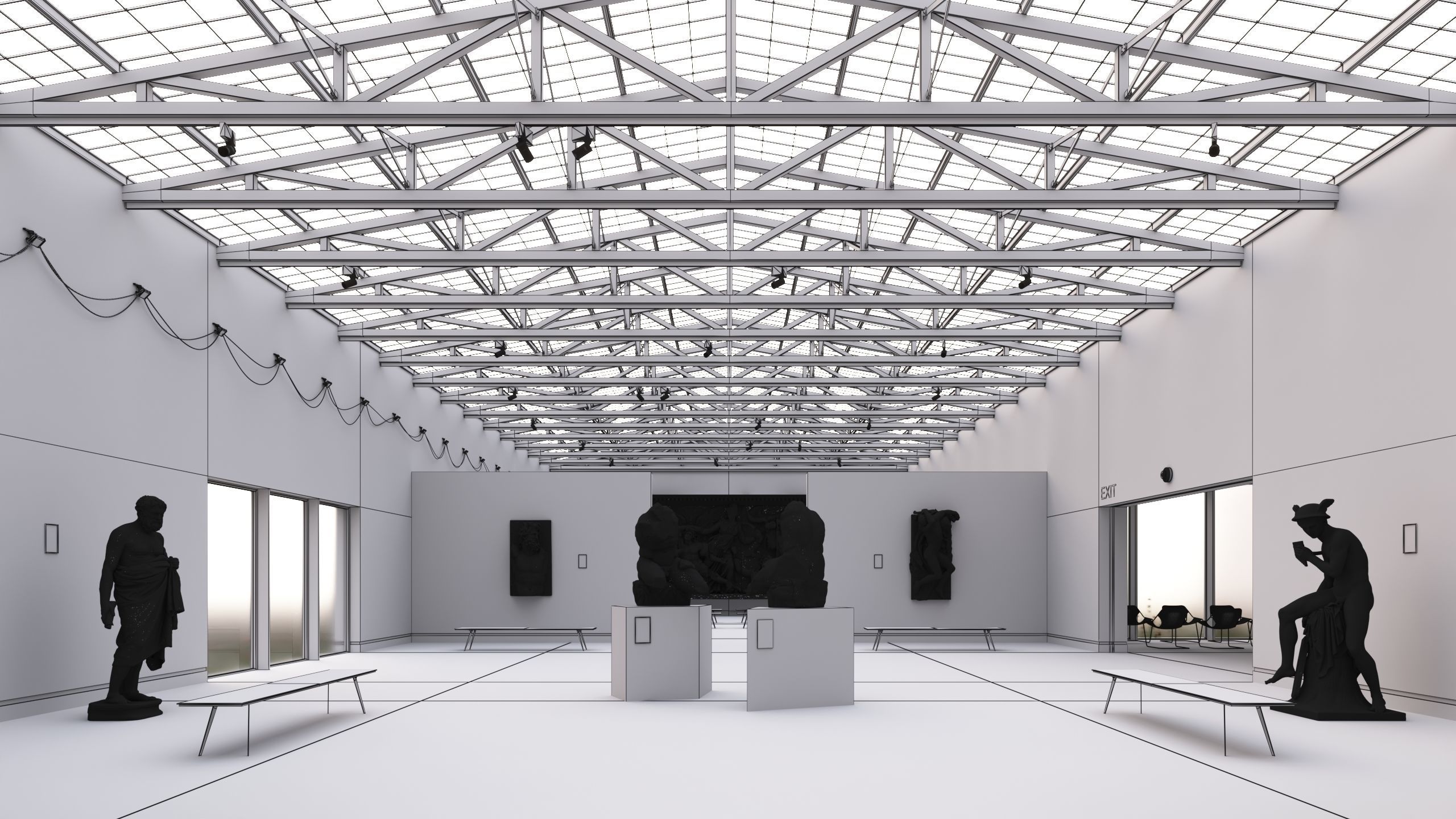 Archinteriors vol 66 - collection of galleries and offices 3D model_10