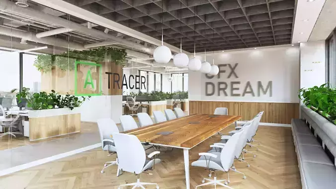 Archinteriors vol 66 - collection of galleries and offices 3D model