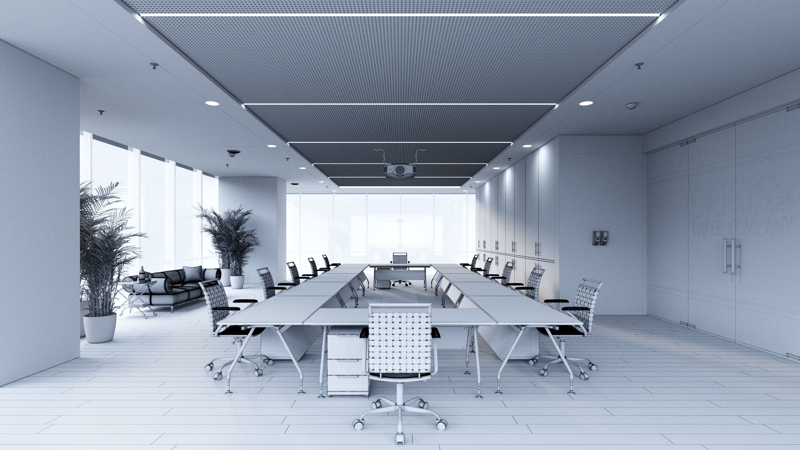 Archinteriors vol 66 - collection of galleries and offices 3D model_44