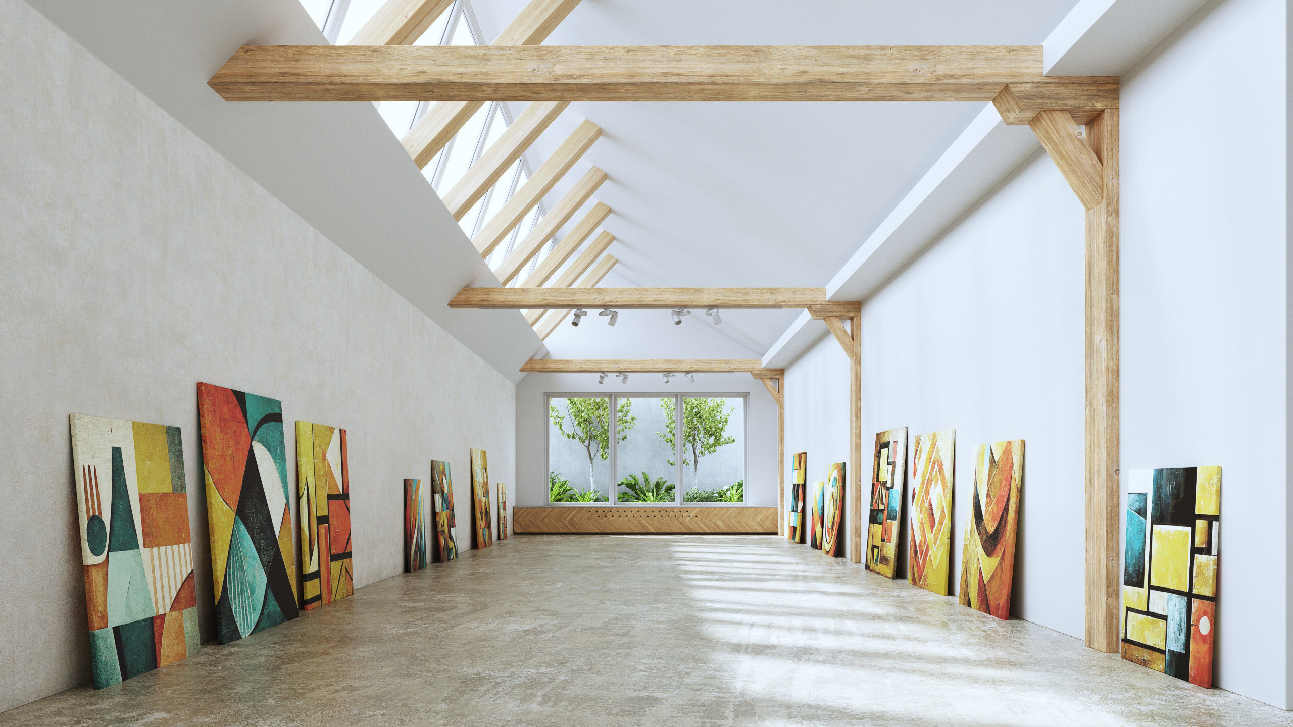 Archinteriors vol 66 - collection of galleries and offices 3D model_5