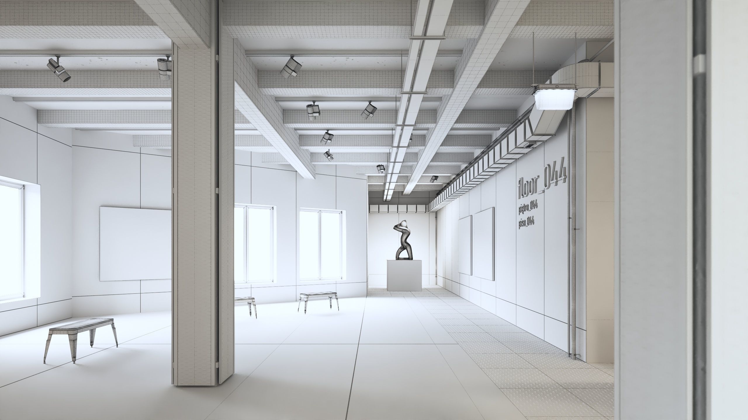 Archinteriors vol 66 - collection of galleries and offices 3D model_28