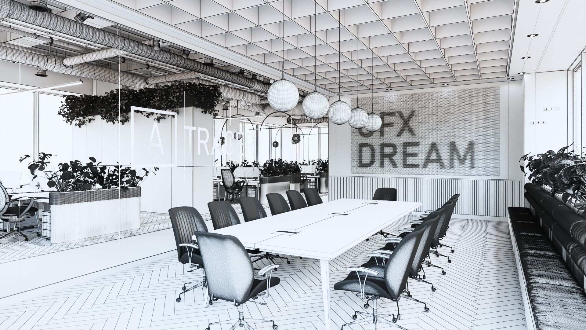 Archinteriors vol 66 - collection of galleries and offices 3D model_2