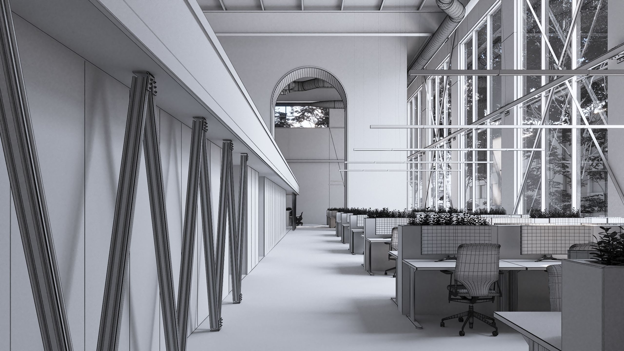 Archinteriors vol 66 - collection of galleries and offices 3D model_39