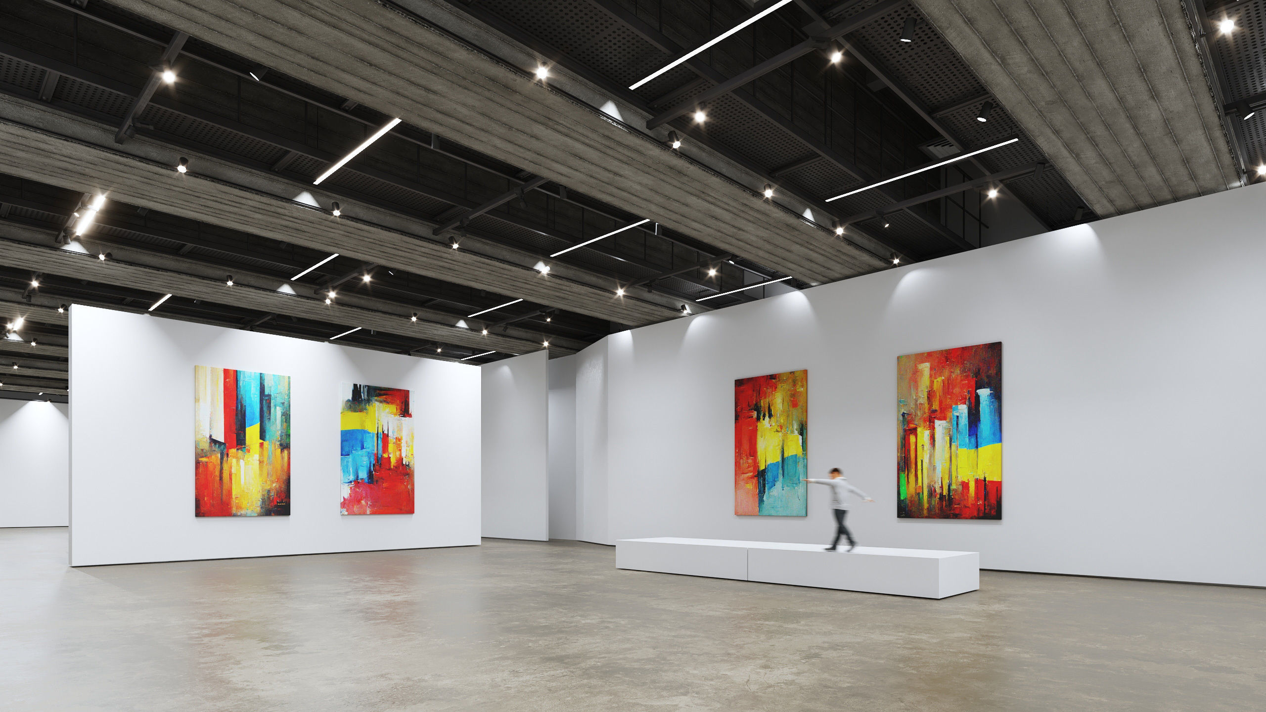 Archinteriors vol 66 - collection of galleries and offices 3D model_35