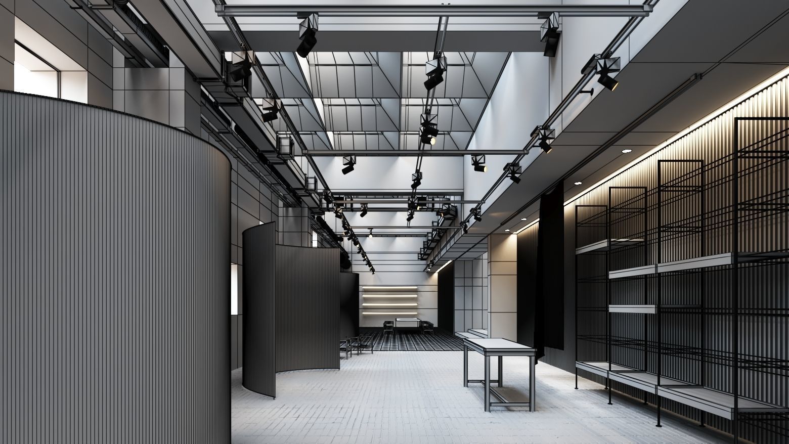 Archinteriors vol 66 - collection of galleries and offices 3D model_18