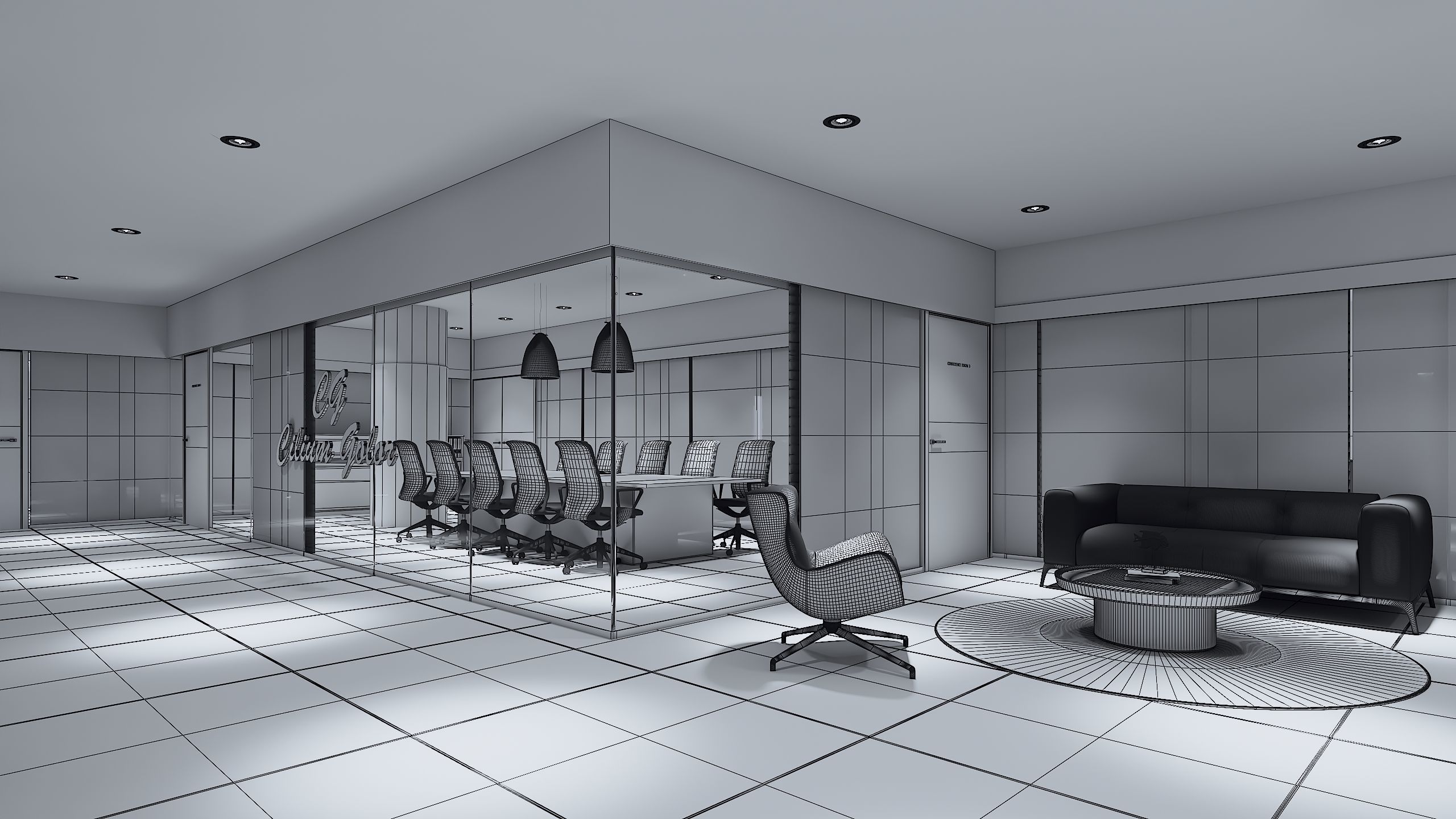 Archinteriors vol 66 - collection of galleries and offices 3D model_46