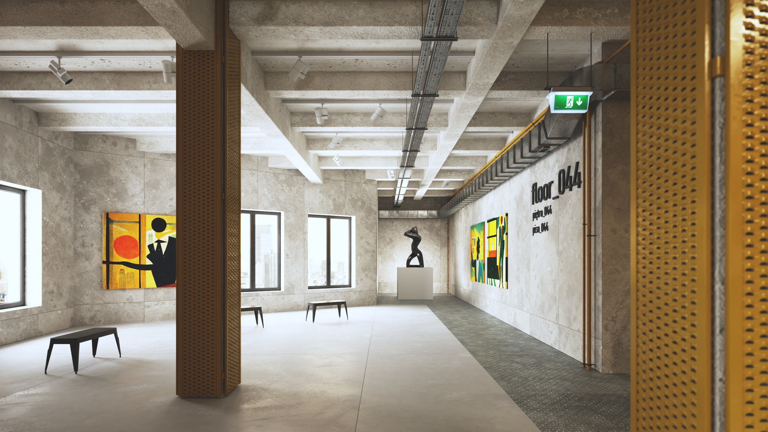 Archinteriors vol 66 - collection of galleries and offices 3D model_27