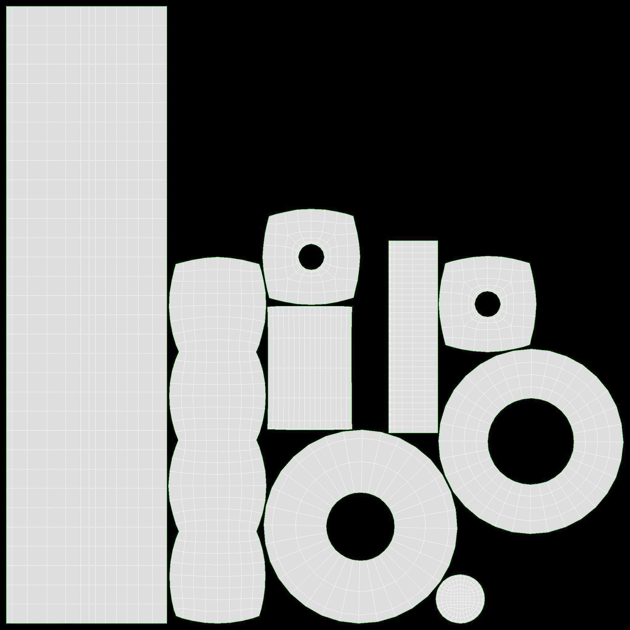 Oriental Traditional Hanging Silk Lantern 01 3D model_10