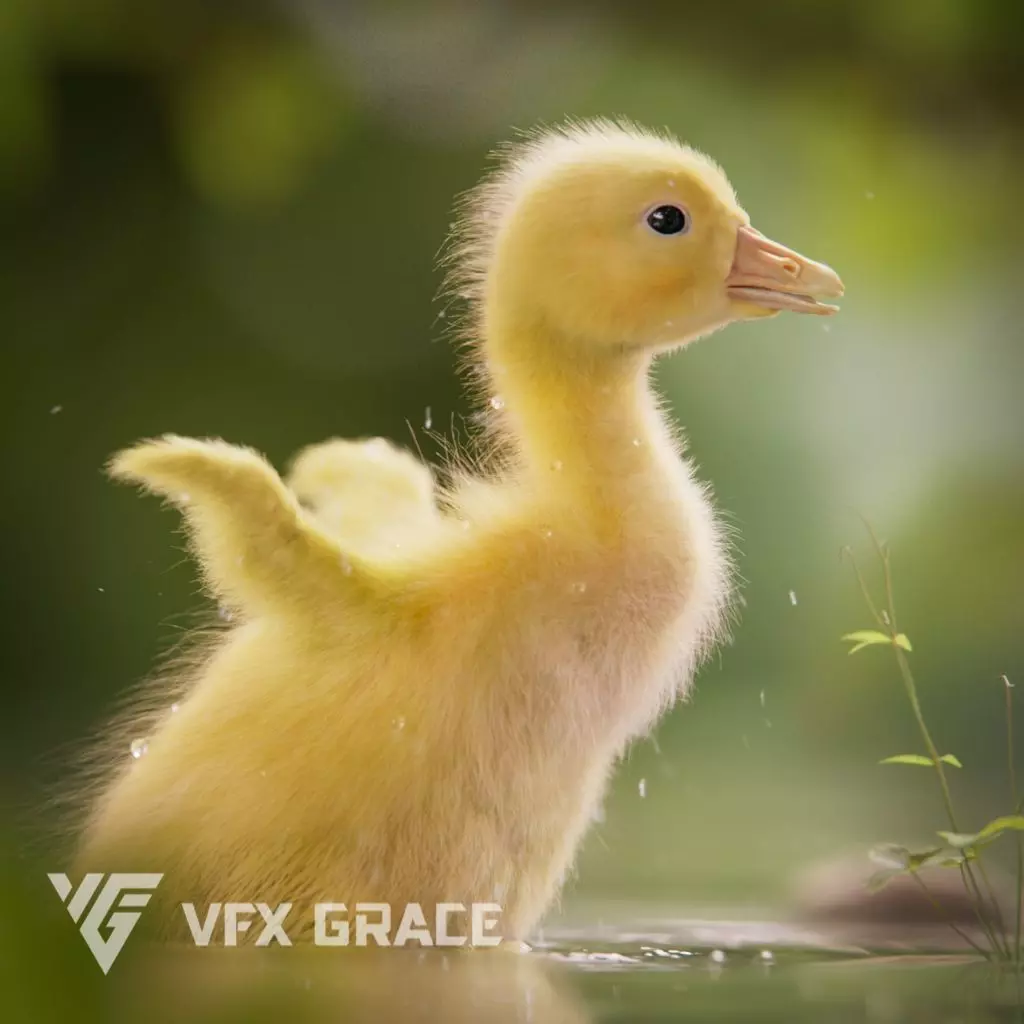 Little Goose Animation VFX Grace 3D model_0
