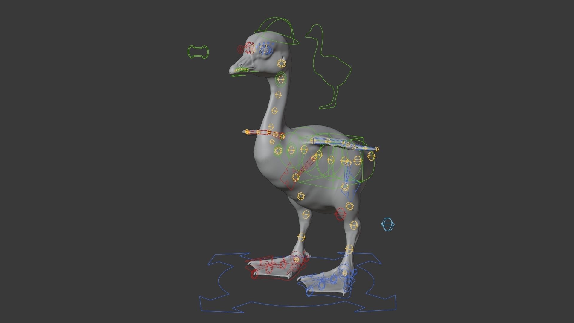 Little Goose Animation VFX Grace 3D model_15