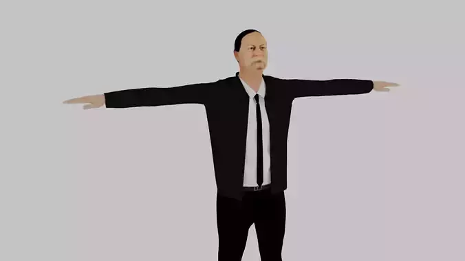William Howard Taft Low-poly 3D model