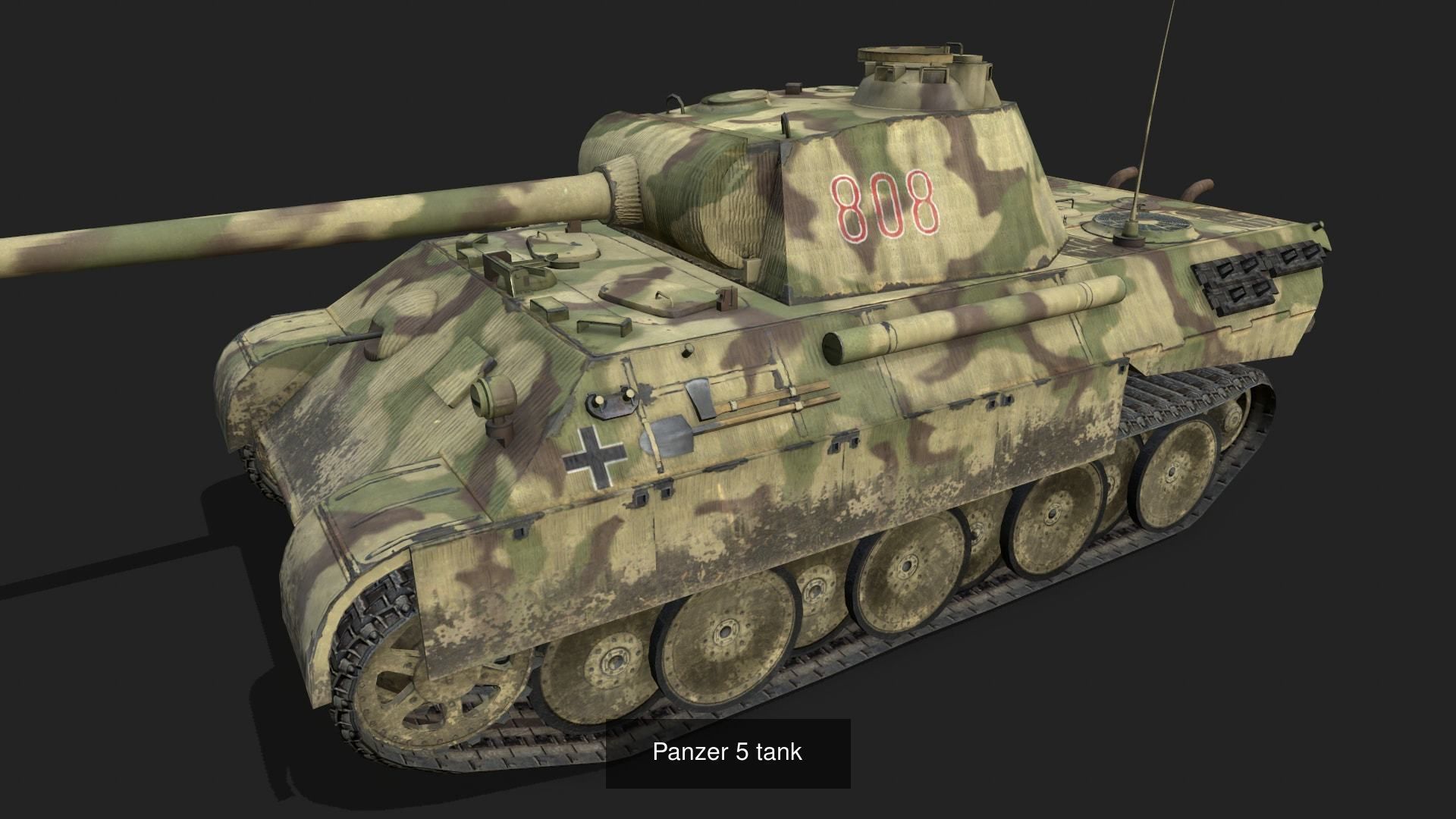 Tank Pack 7 Models 3D Model Collection_5
