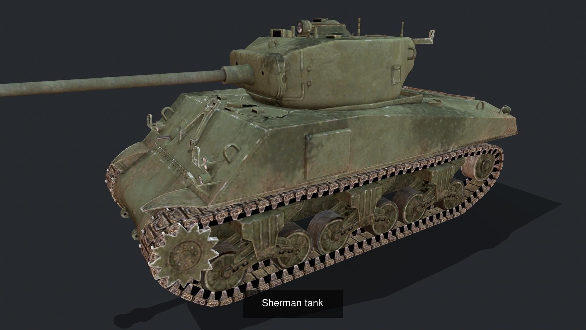 Tank Pack 7 Models 3D Model Collection_8