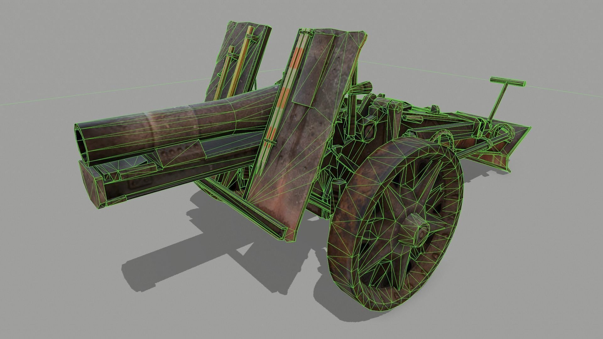 sIG 33 Low-poly 3D model_6