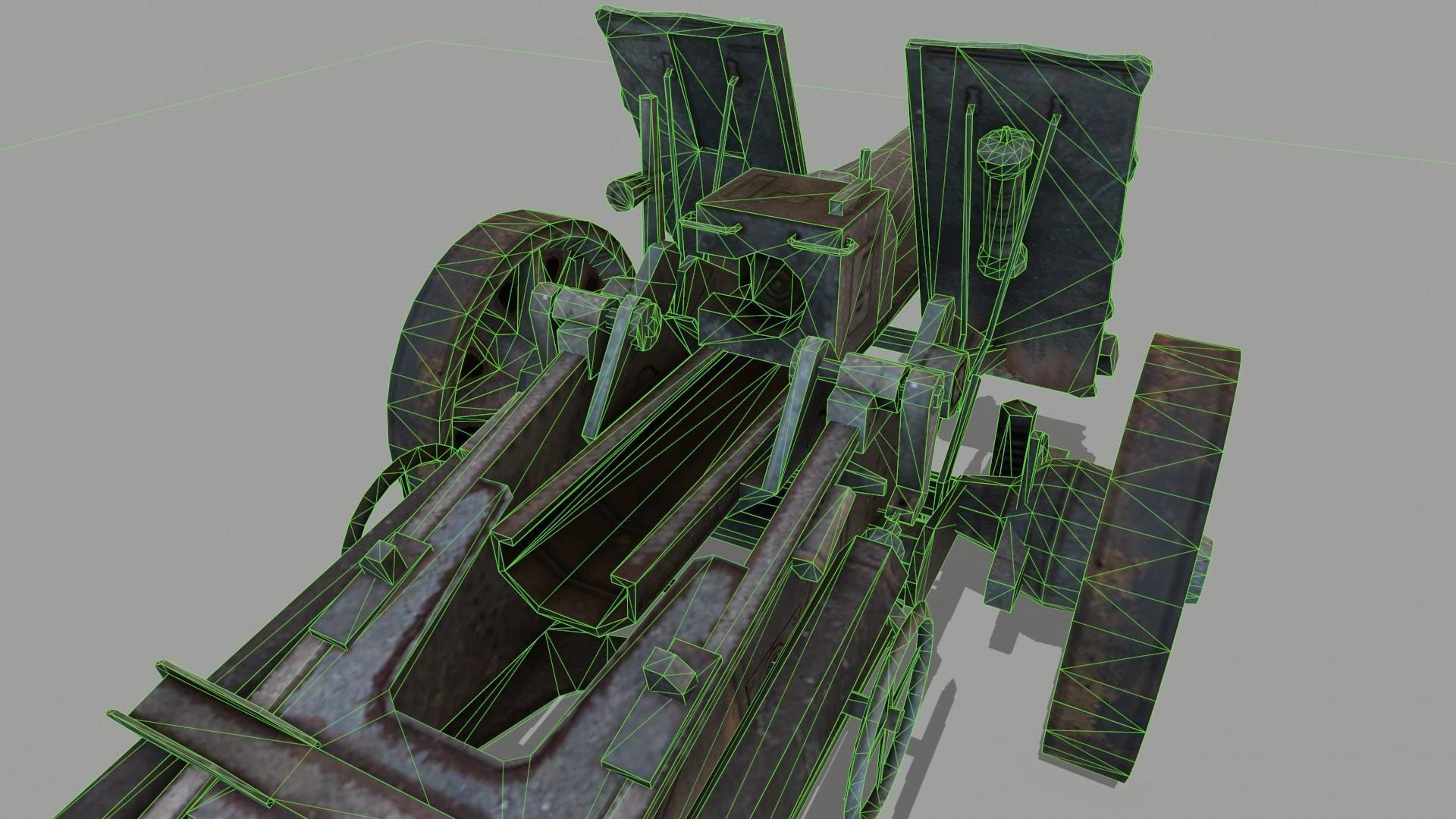 sIG 33 Low-poly 3D model_10