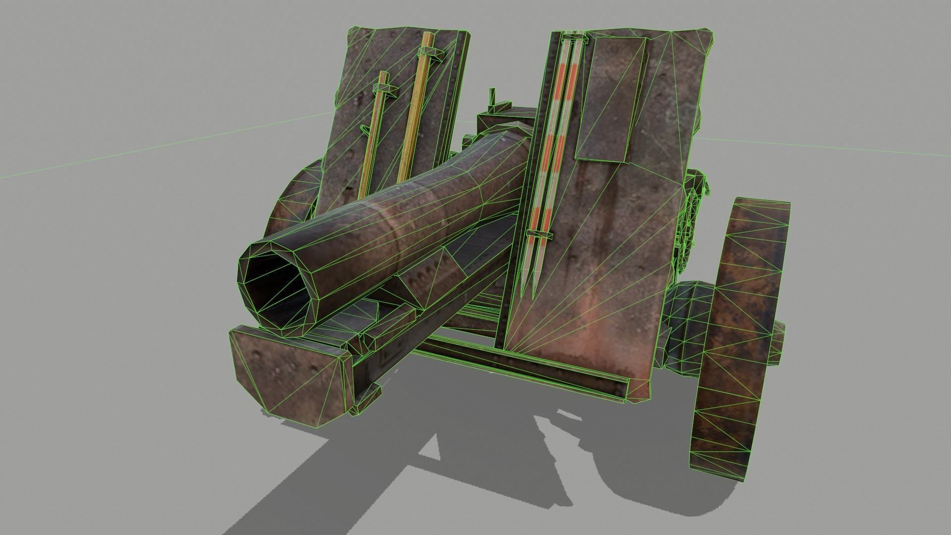 sIG 33 Low-poly 3D model_7