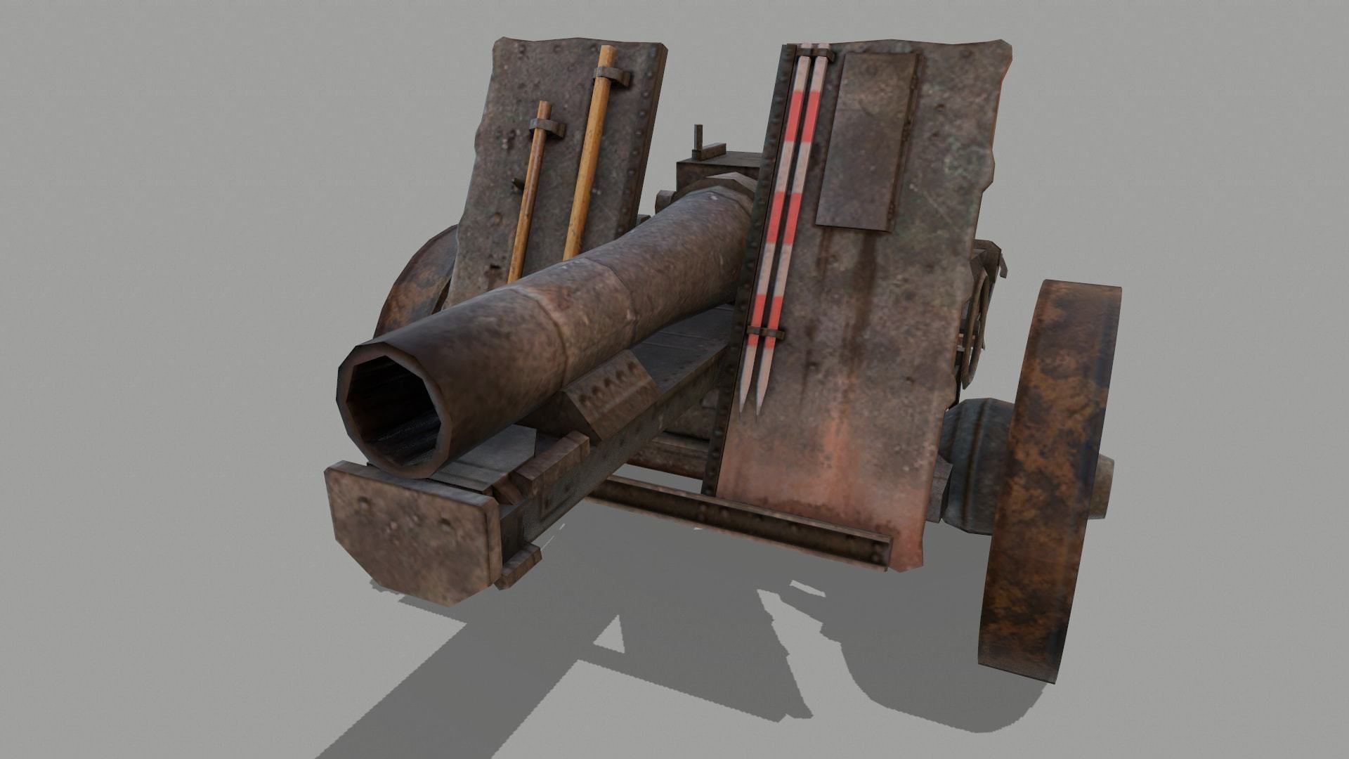 sIG 33 Low-poly 3D model_1