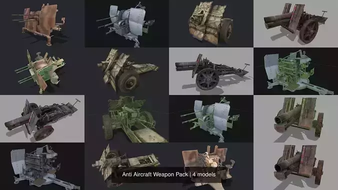 Anti Aircraft Weapon Pack