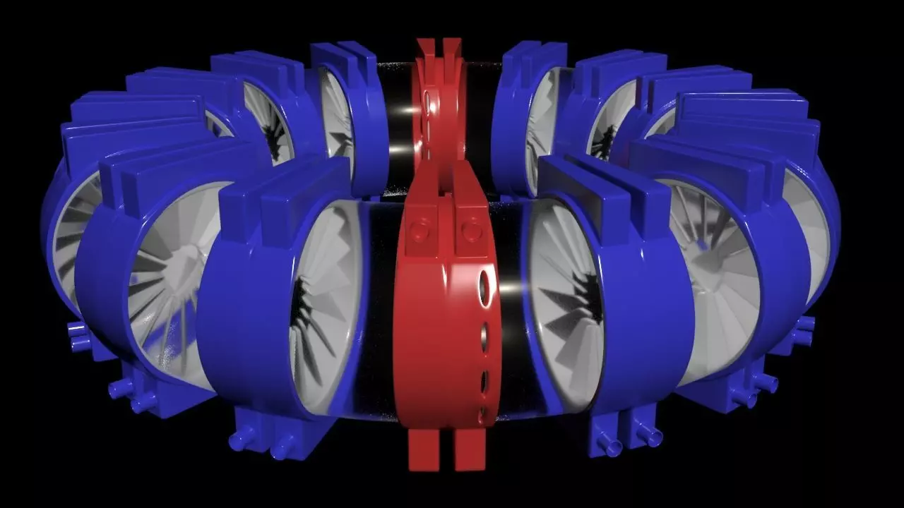 Aeroloop - Rim Driven - Dutch Wind Generator - Concept 3D model