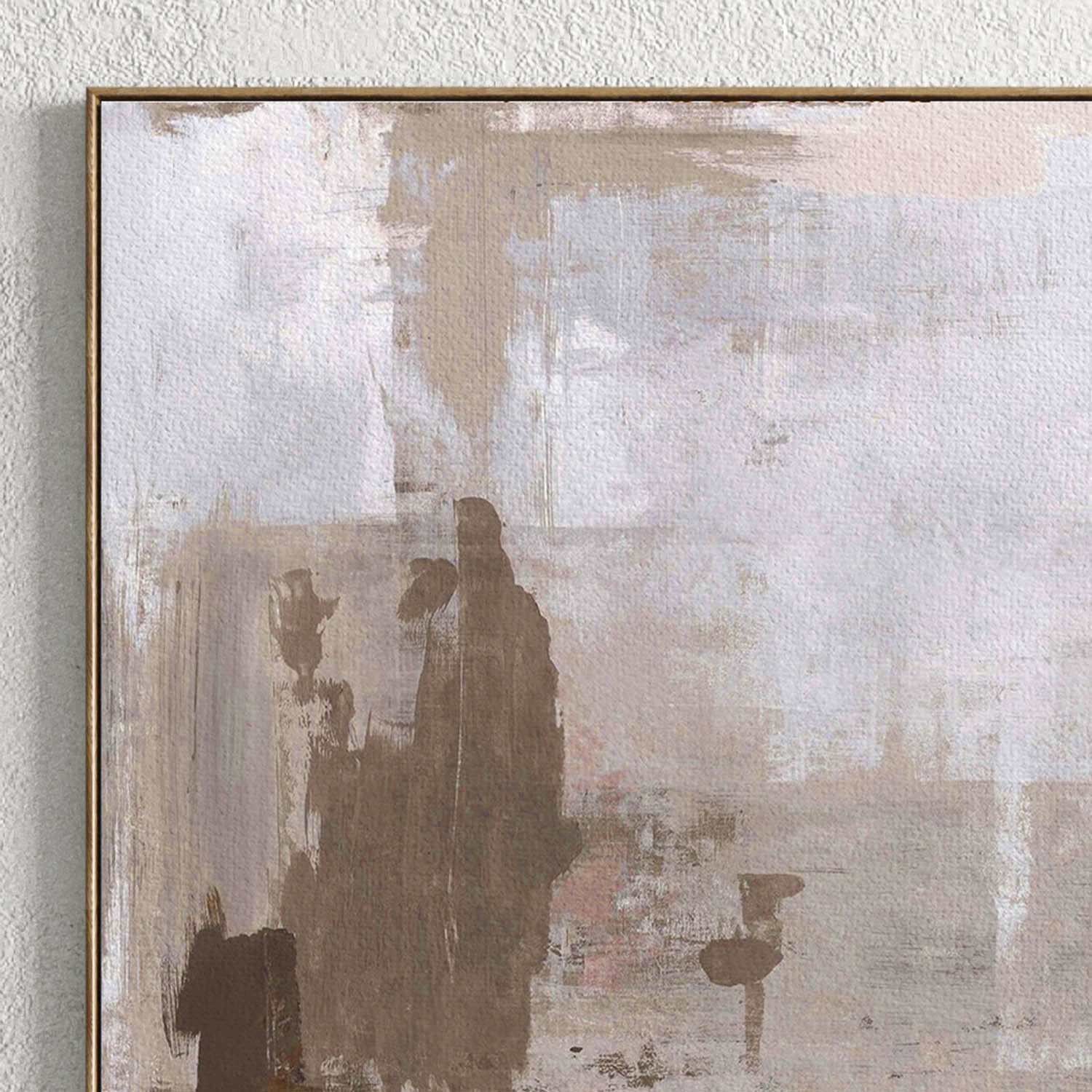 Plaster Two Photo Frame 167 Low-poly 3D model_3