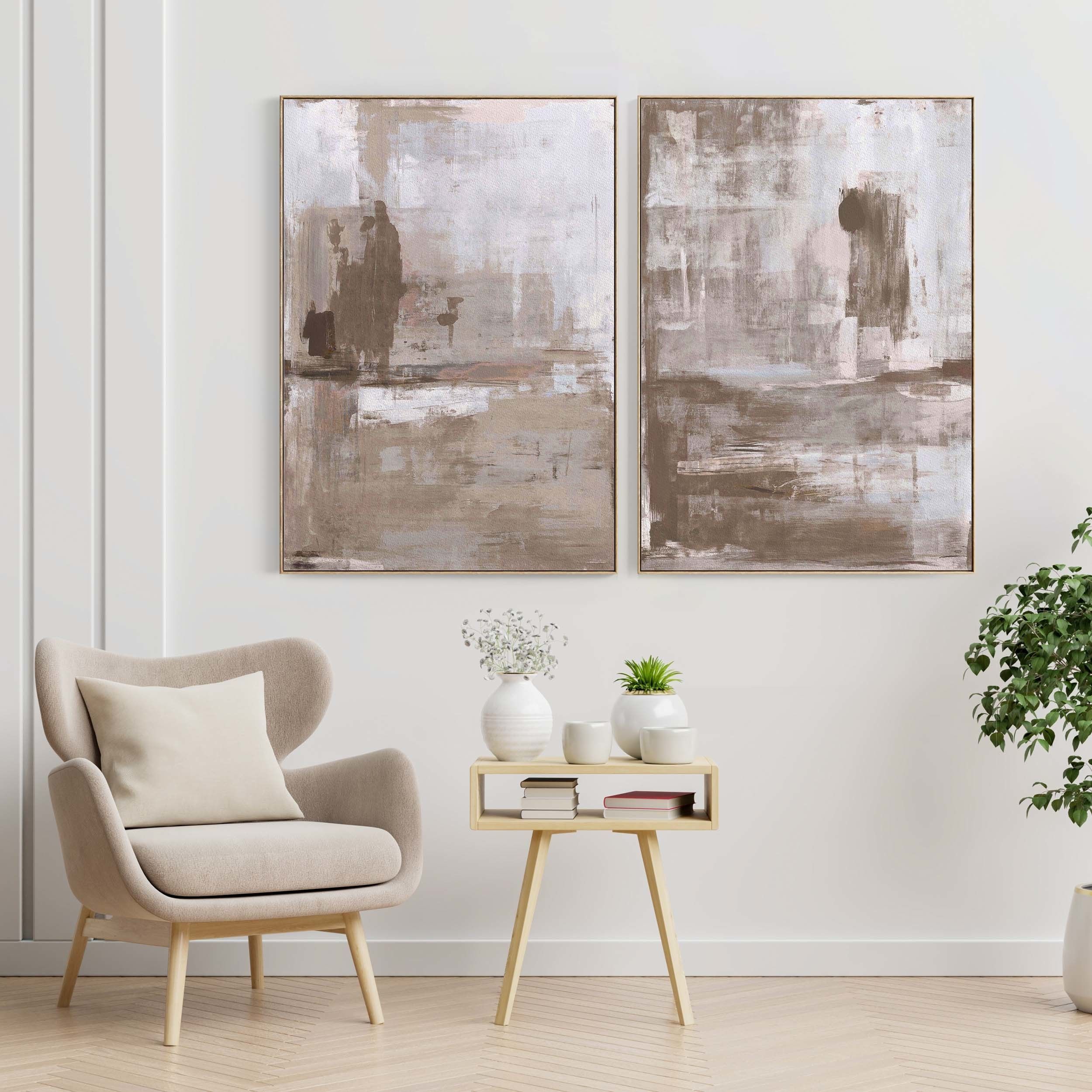 Plaster Two Photo Frame 167 Low-poly 3D model_1