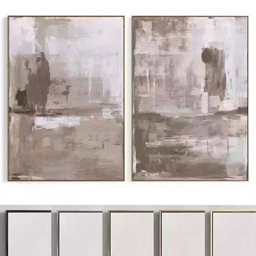 Plaster Two Photo Frame 167