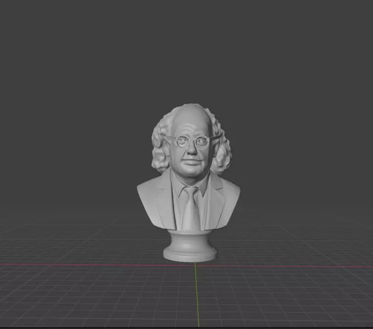 Allen Ginsberg 3D print model