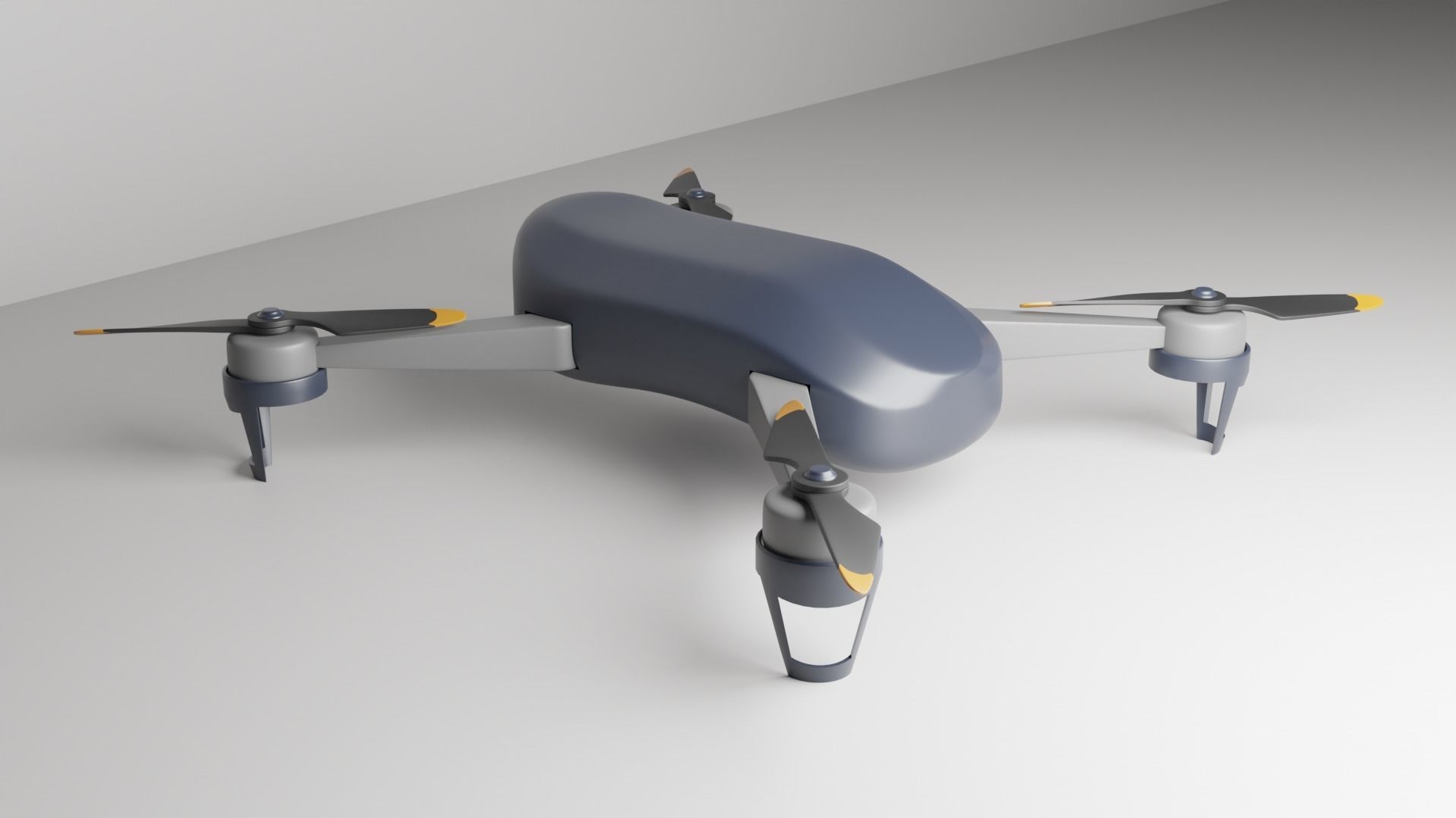 Drone - Quadcopter 3D model_4