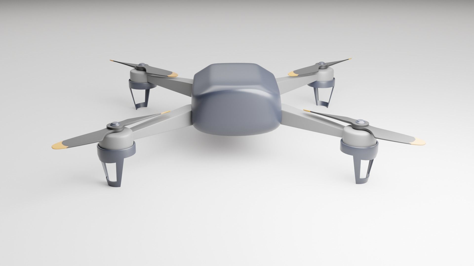 Drone - Quadcopter 3D model_10